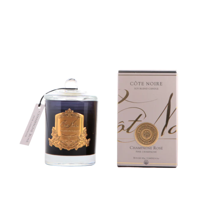 Cote Noire 185g Soy Blend Candle - Pink Champagne - Gold - GML18518