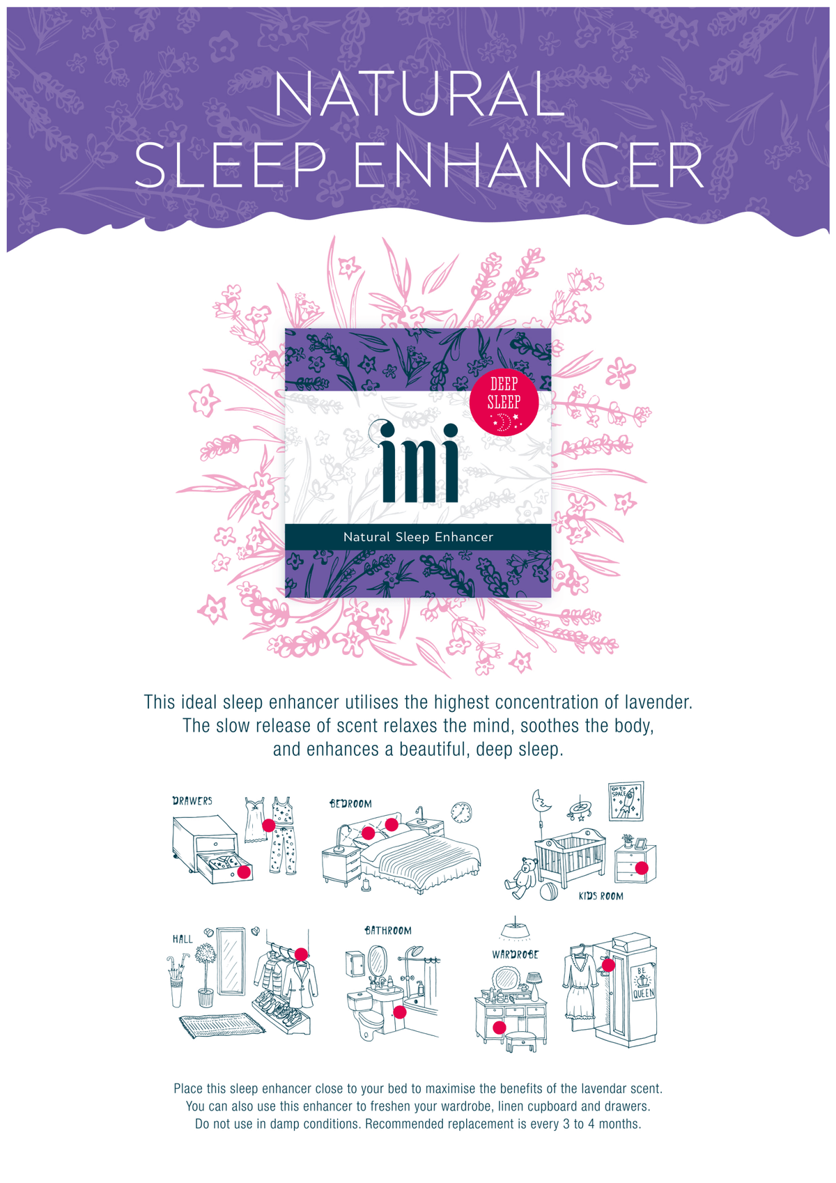 Ini Natural Sleep Enhancer 60g - Clearance, image 2