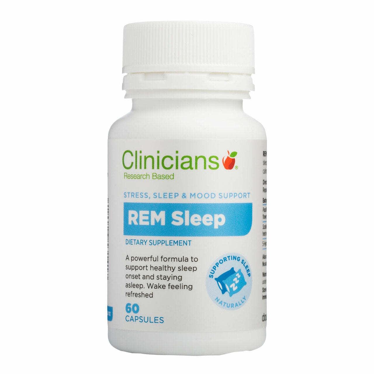 Clinicians REM Sleep 60 Capsules, Magnesium, OCARE NZ