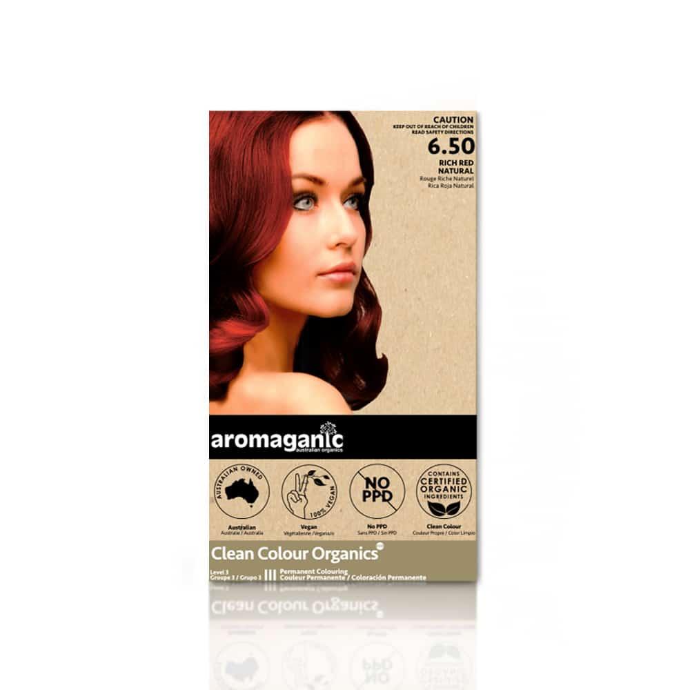 Aromaganic Hair Dye 6.50 Rich Red