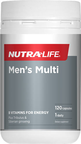 Nutra-Life Mens Multi One-A-Day 120 Capsules - Clearance - (EXP:11/Feb/2026)