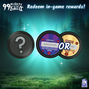 99 Nights in the Forest Mystery Collectible Plush Blind Box in-game rewards redeemable codes and instructions.