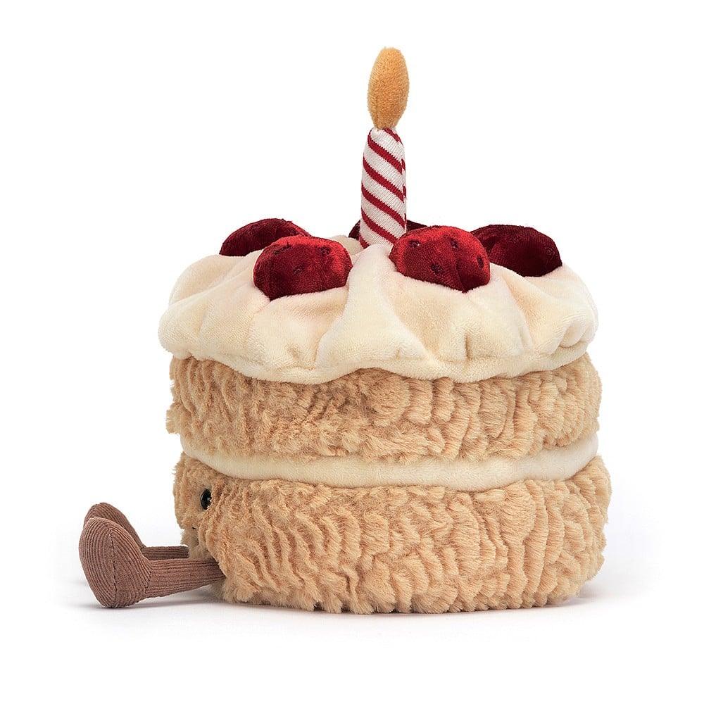 Jellycat Amuseable Birthday Cake One Size - H16 X W12 CM Jellycat,Jellycat Food & Drinks,OZ-deactivate OCARE NZ