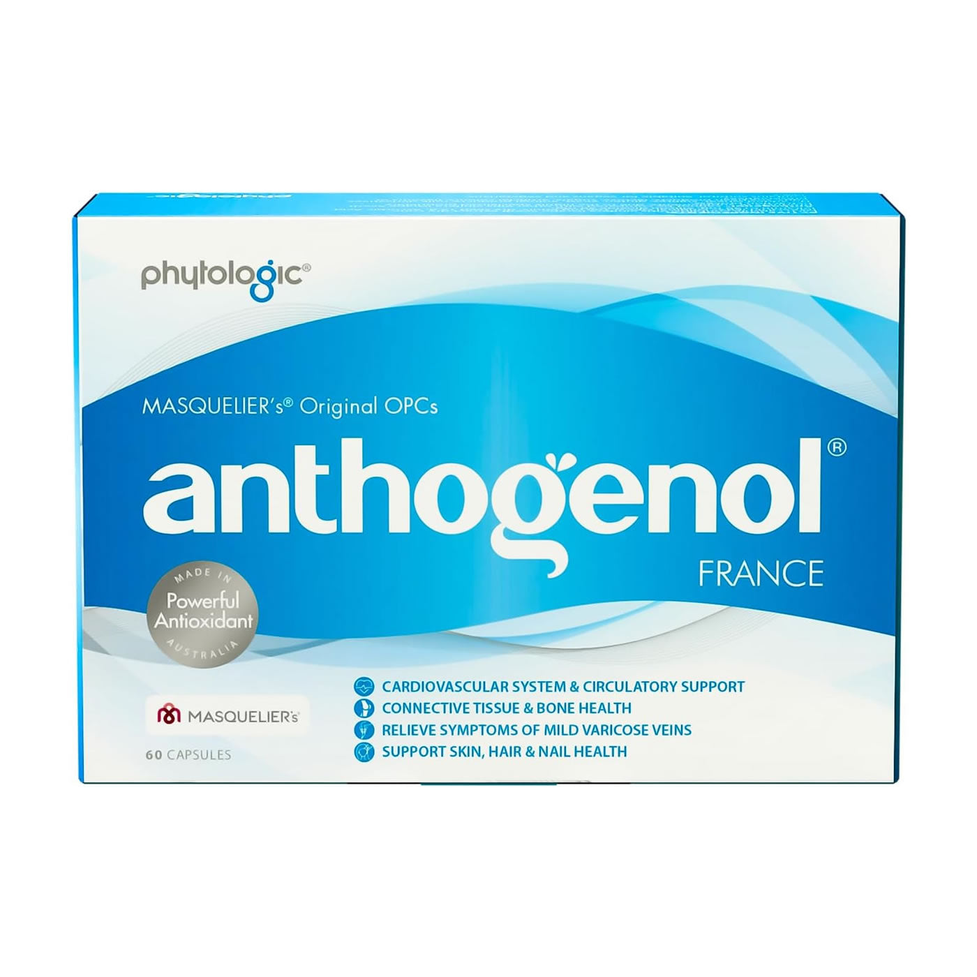 Anthogenol with MASQUELIER’S® Original OPCs 60 Capsules