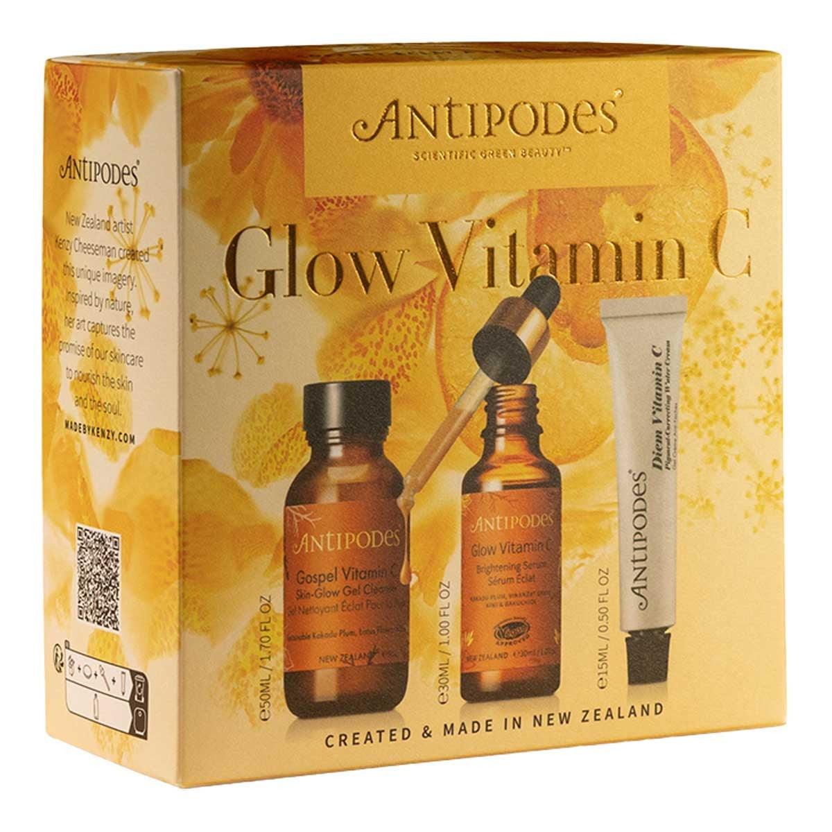 Antipodes Glow Vitamin C Gift Set,Serums,OCARE NZ