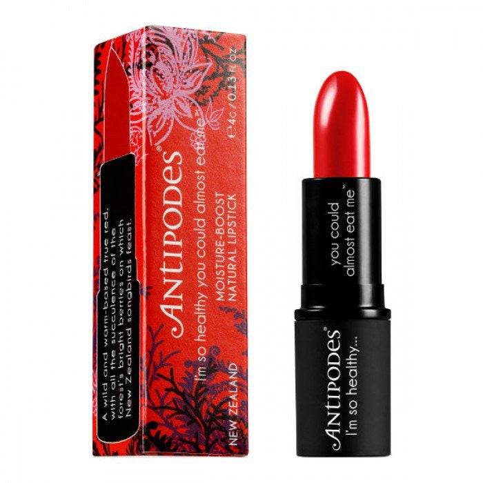 Antipodes Moisture-Boost Natural Lipstick 4g - Clearance - (EXP:03/2026)