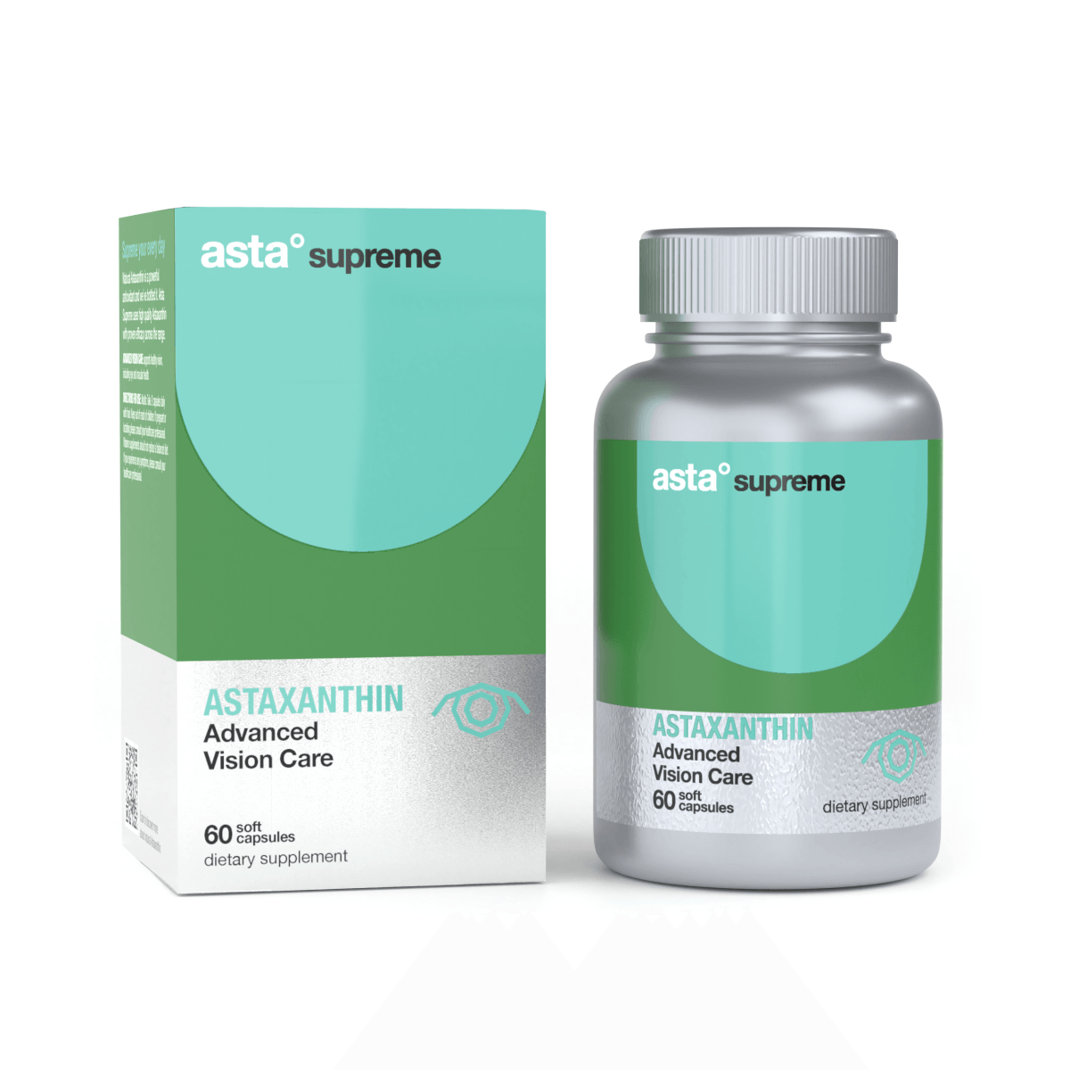 Asta Supreme Advanced Vision Care 60 Soft Capsules, Astaxanthin, OCARE NZ