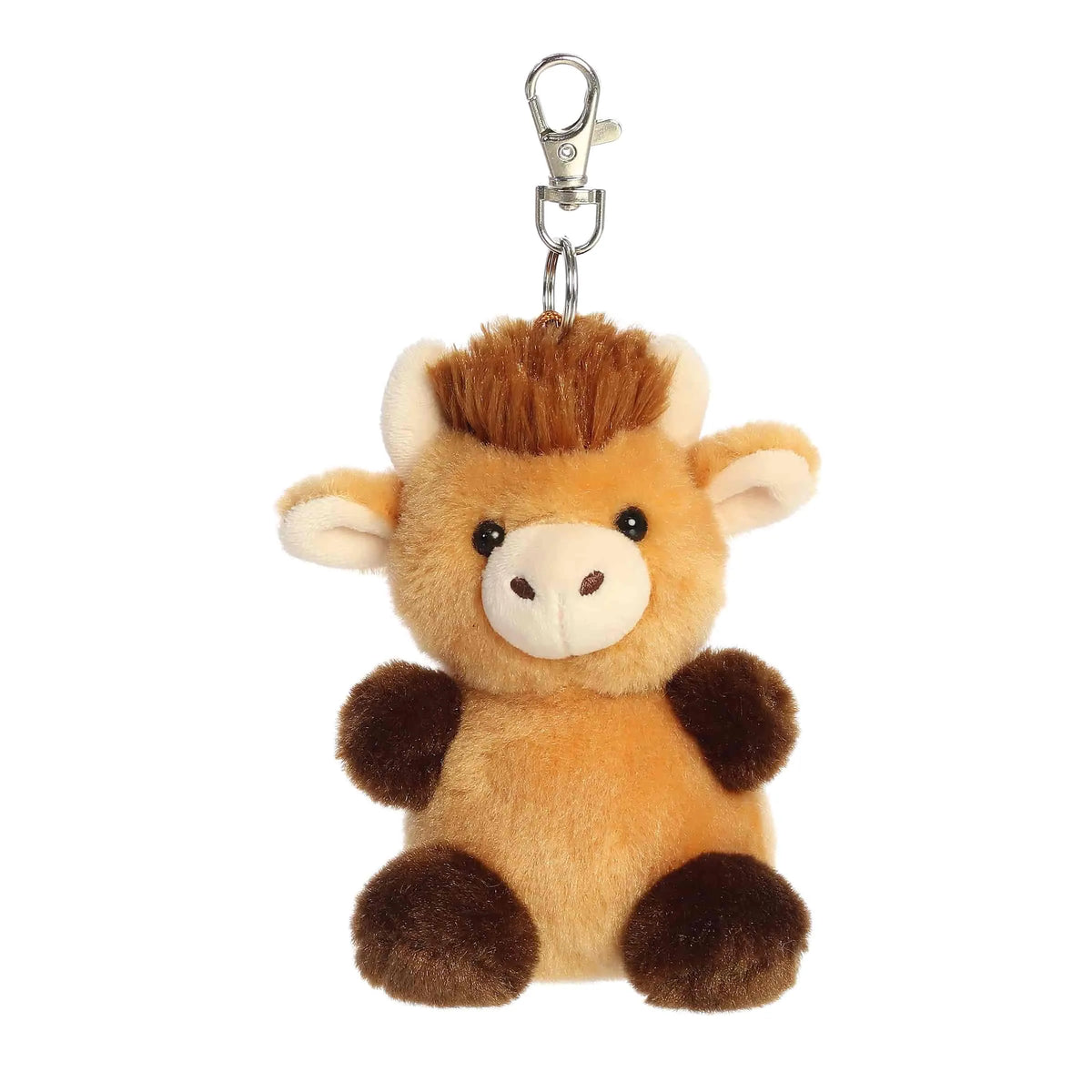 Aurora Palm Pals Hubert Highland Cow Clip