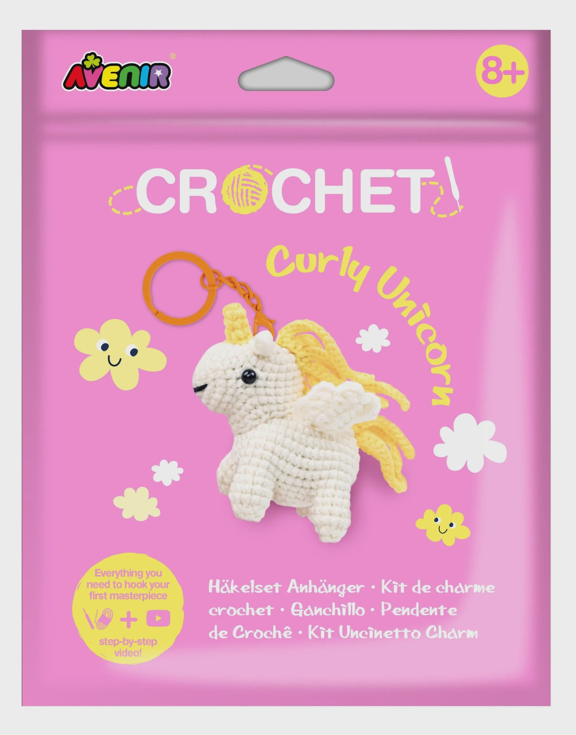 Avenir Crochet Curly Unicorn