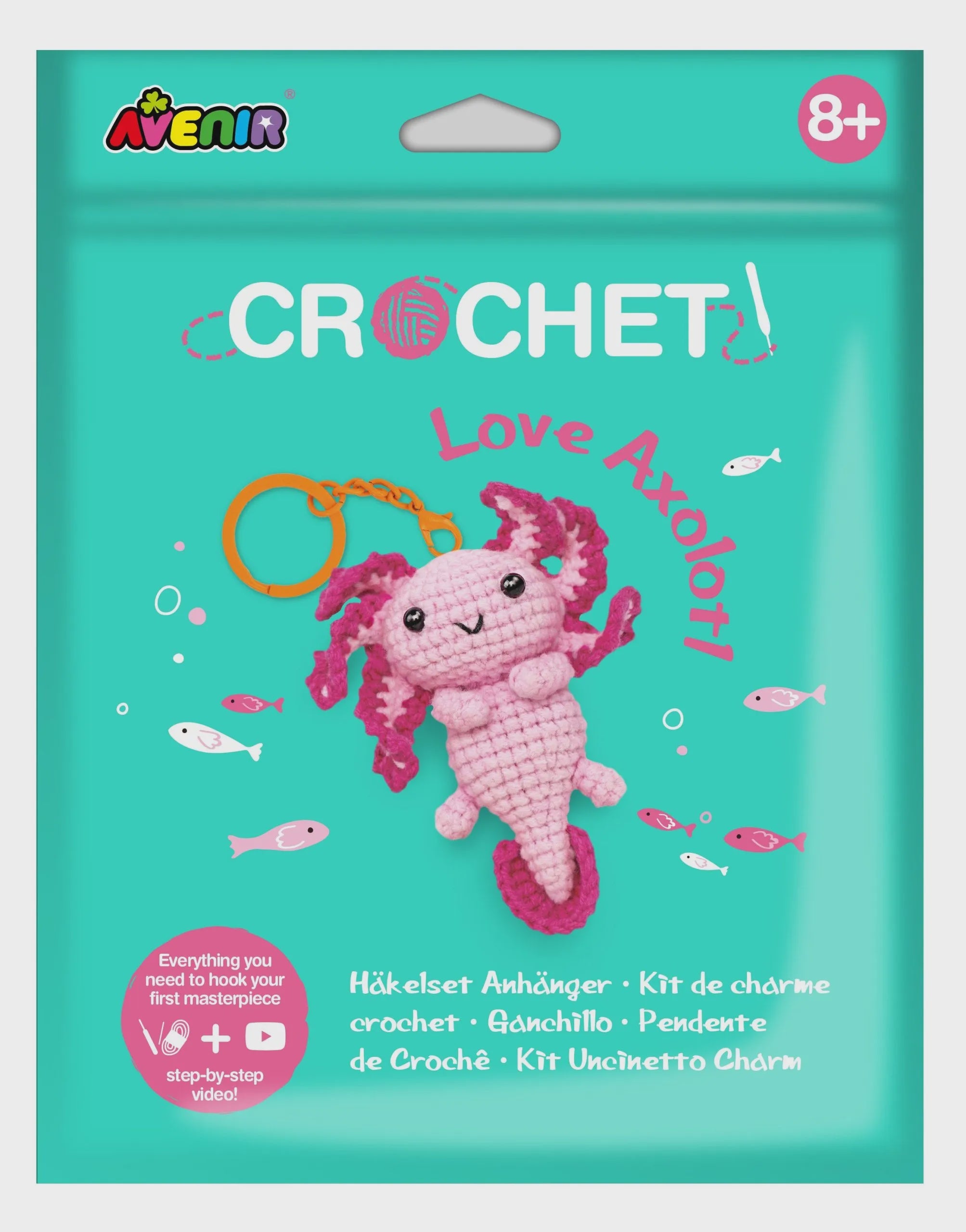Avenir Crochet Love Axolotl
