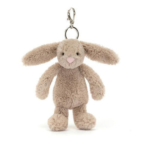 Jellycat Bashful Beige Bunny Bag Charm Keychains OCARE NZ