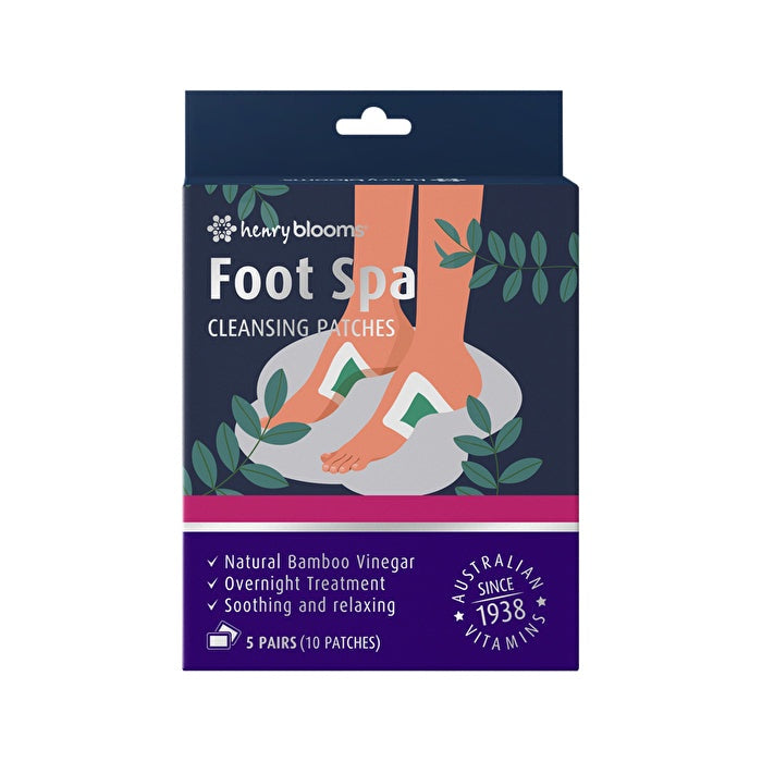 Henry Blooms Foot Spa Cleansing Patches 10 Patches - Clearance - (08/2026)