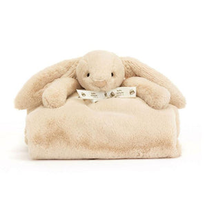 Jellycat Bashful Luxe Bunny Blankie in Gift Box Stuffed Animals OCARE NZ
