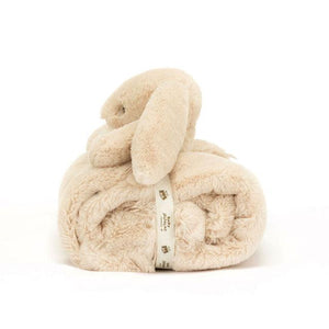 Jellycat Bashful Luxe Bunny Blankie in Gift Box Stuffed Animals OCARE NZ