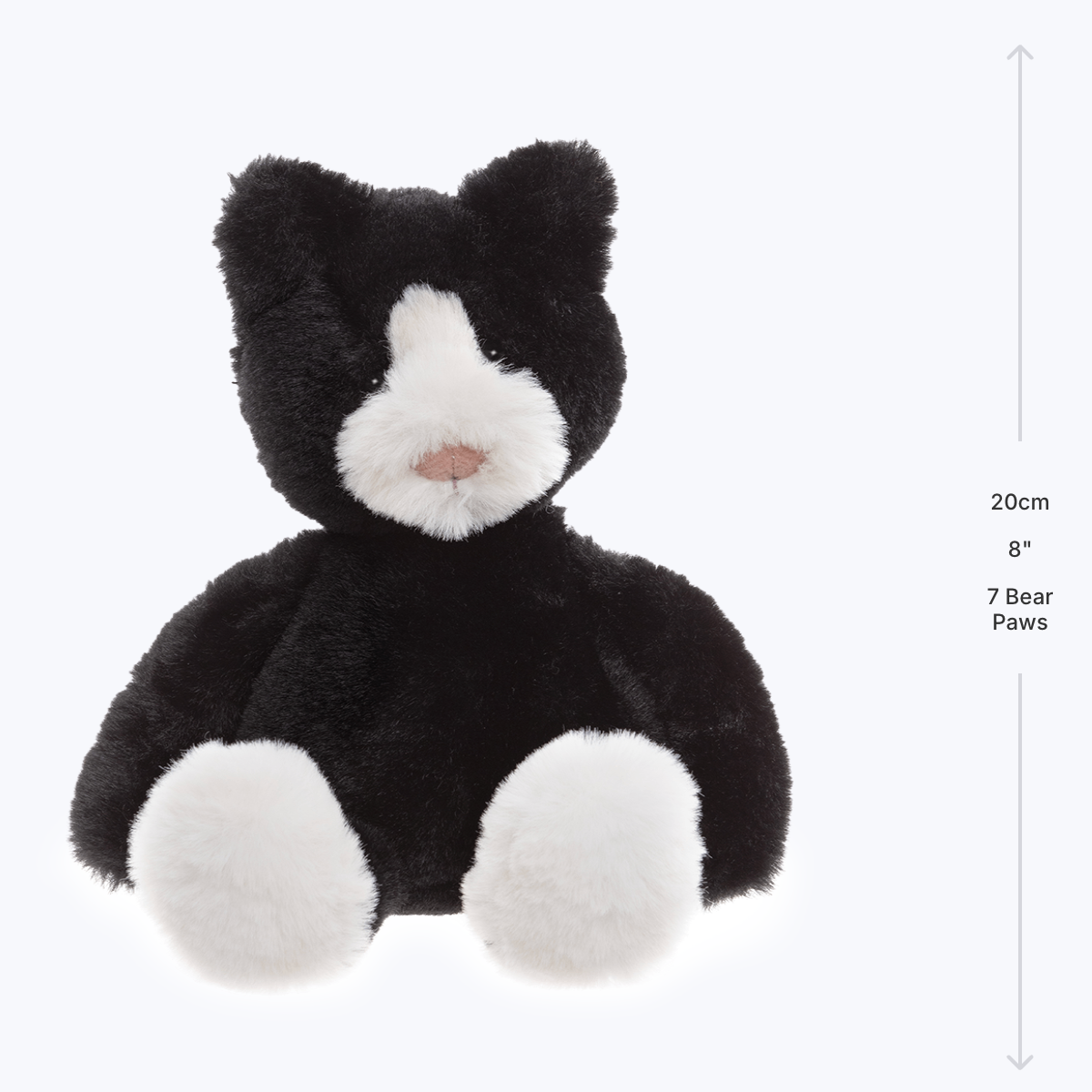 Bear & Me Raven-Black Puddy Kitten By Charlie Bears