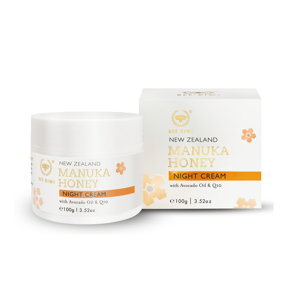 Bee Kiwi New Zealand Manuka Honey Night Cream 100g, Night Creams, OCARE NZ