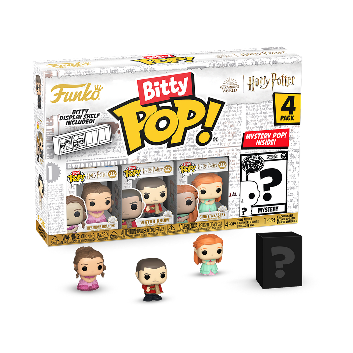 Funko Bitty Pop! Harry Potter: Goblet of Fire - Hermione 4PK