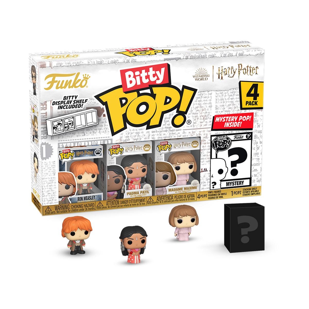 Funko Bitty Pop! Harry Potter: Goblet of Fire - Ron 4PK