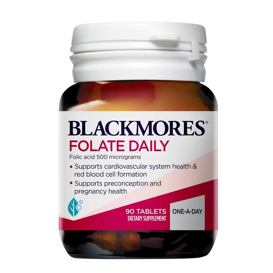 Blackmores Folate Daily 90 Tablets, Folic Acid (VitaminB9), OCARE NZ
