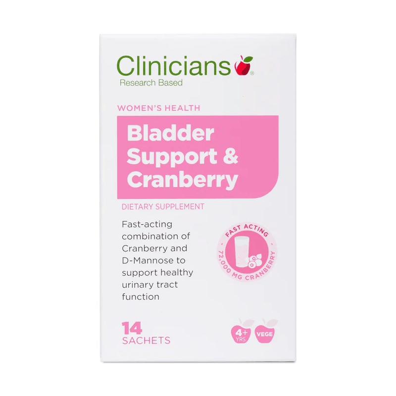 Clinicians Bladder Support with Cranberry 2*14 Sachets