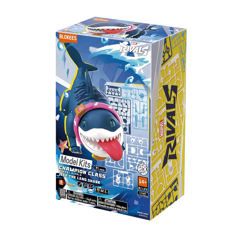 Blokees Marvel Rivals - Champion Class 12 Jeff The Land Shark Model Kit