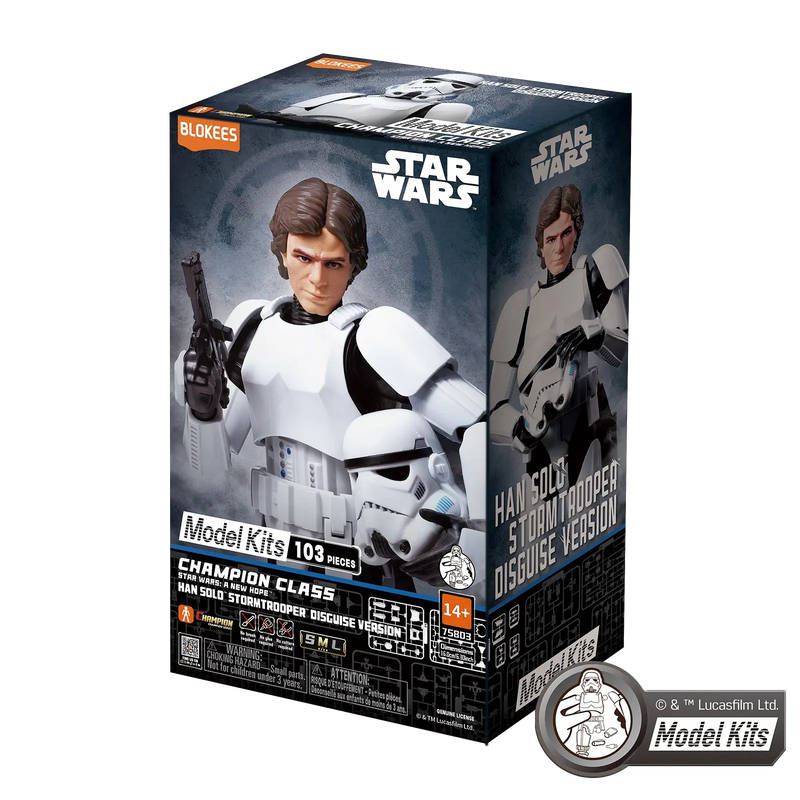 Blokees Star Wars - Champion Class 03 Han Solo in Stormtrooper Disguise Model Kit