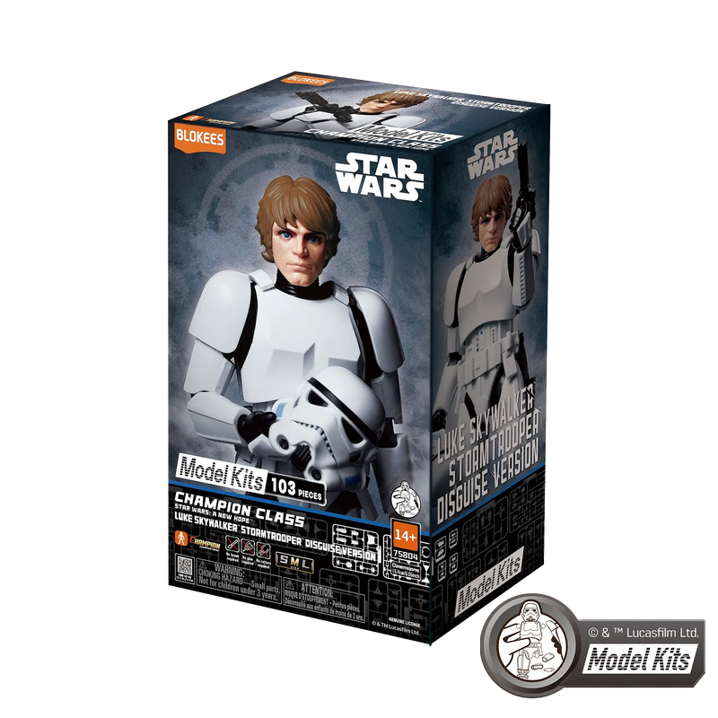 Blokees Star Wars - Champion Class 04 Luke Skywalker in Stormtrooper Disguise Model Kit