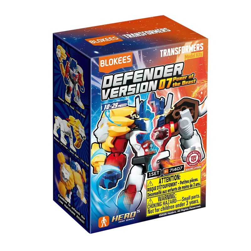 Blokees Transformers - Defender Version 07 Power of the Beasts Blind Box