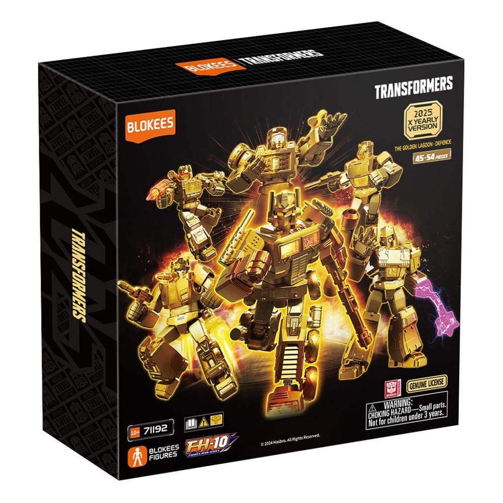 Blokees Transformers - XV02 Golden Lagoon Guardian Limited Model Kit