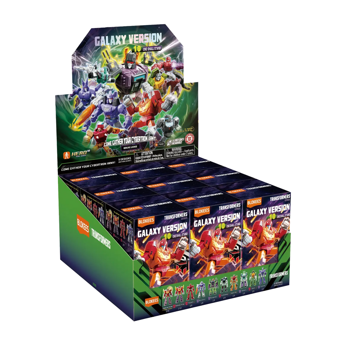 Blokees Transformers - Galaxy Version 10 One Shall Stand Blind Box