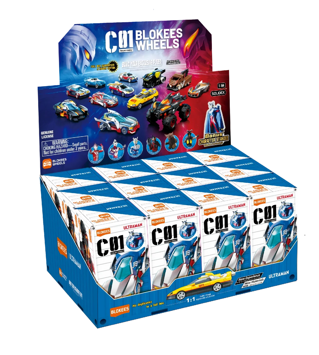 Blokees Ultraman - Blokees Wheels C01 Galaxy Power Blind Box