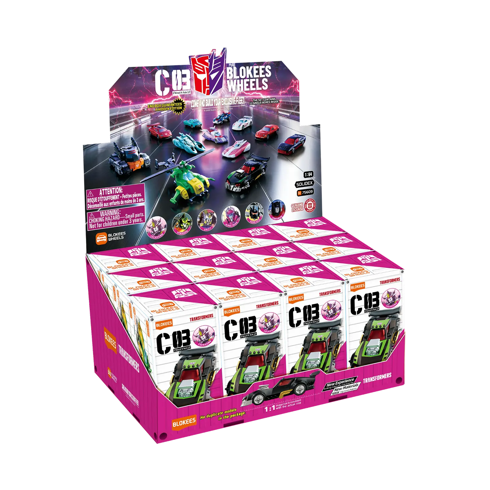 Blokees Transformers - Blokees Wheels C03 Wreck'N Rule 2 Blind Box