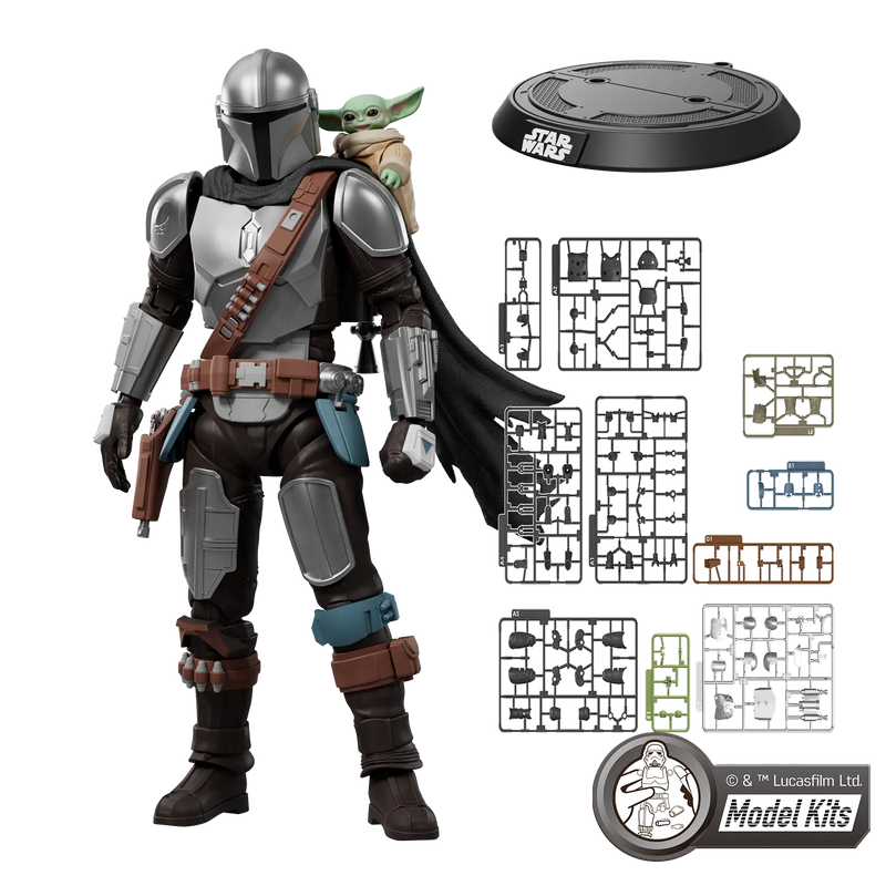 Blokees Mandalorian & Grogu (2026) - Champion Class 05 Din Djarin & Grogu Model Kit