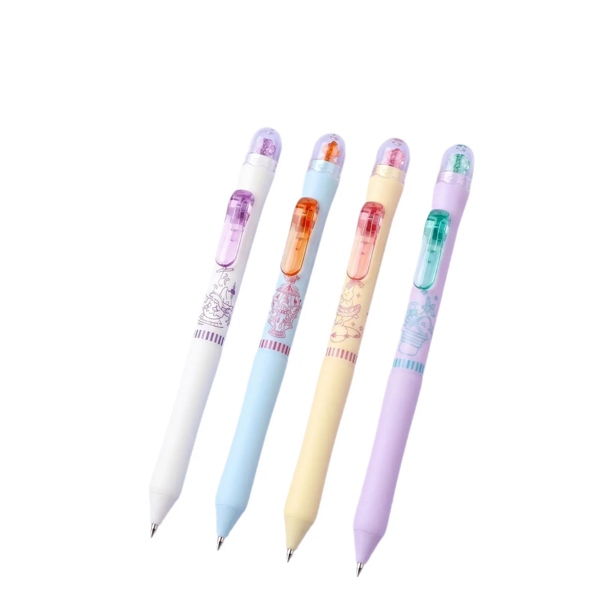 COMI Stellar Circus 0.5mm Retractable Black Ink Gel Pen – Assorted Design