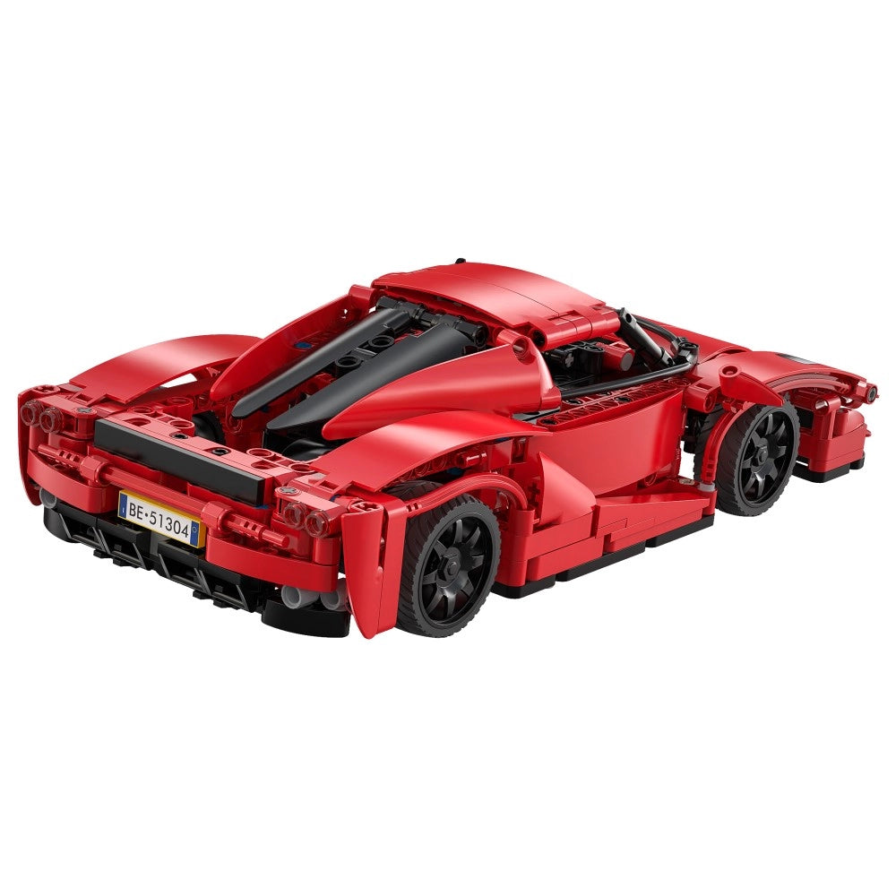 CaDA 1:14 Red Blade Sport Car Motorised Brick Model Kits
