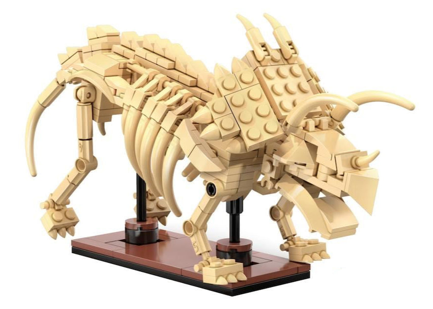 CaDA Dinosaur Fossils - Triceratops Brick Model Kits