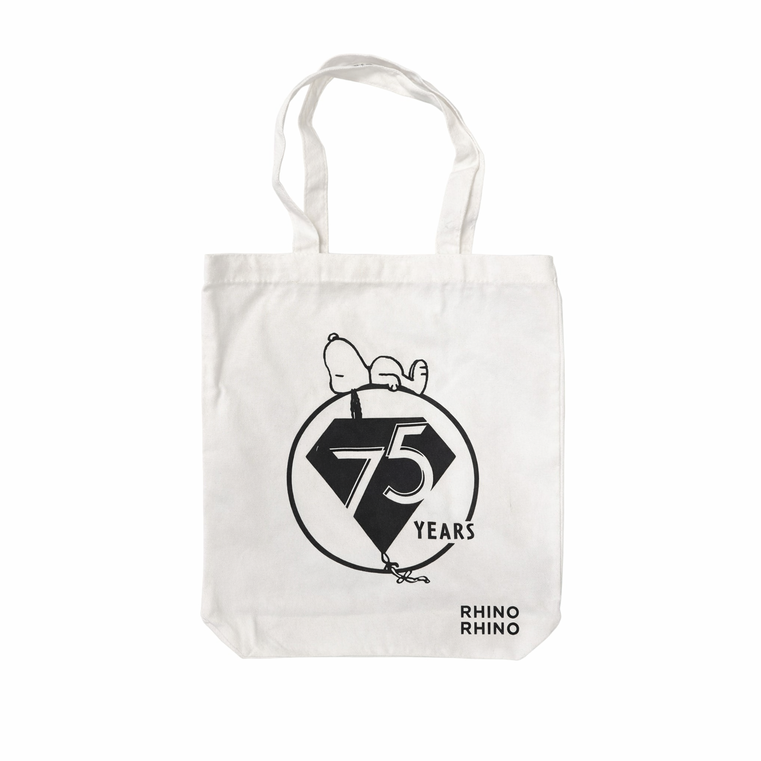 Rhino Snoopy 75th Anniversary Tote Bag