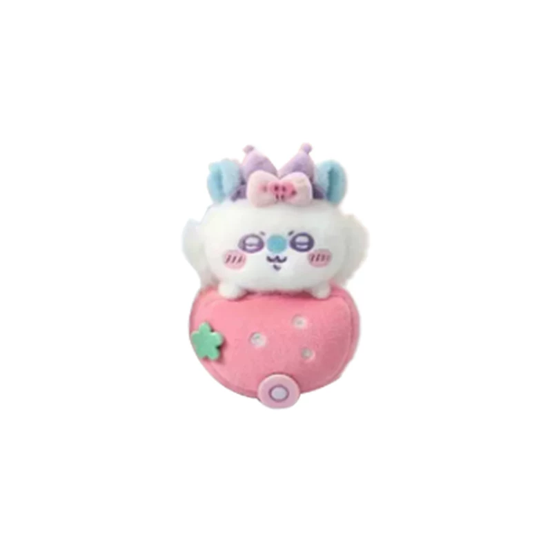 Chiikawa x Sanrio Characters Strawberry Car Plush Bag Charm