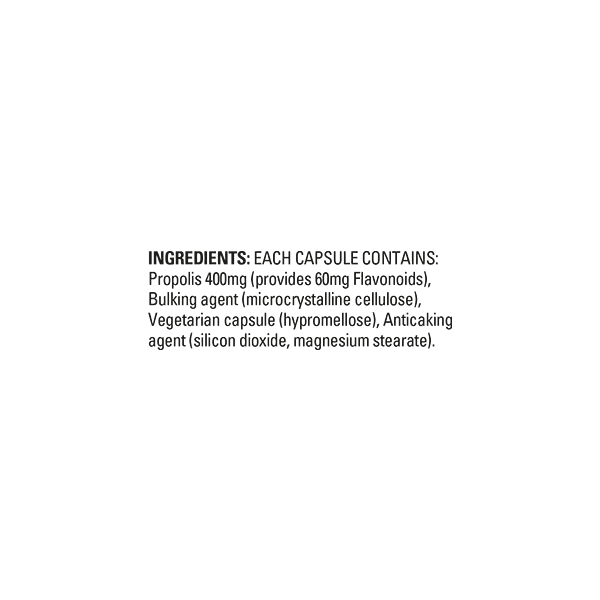 Comvita PFL60 Ultra Strength Propolis 60 Vegetarian Capsules, Propolis, OCARE NZ