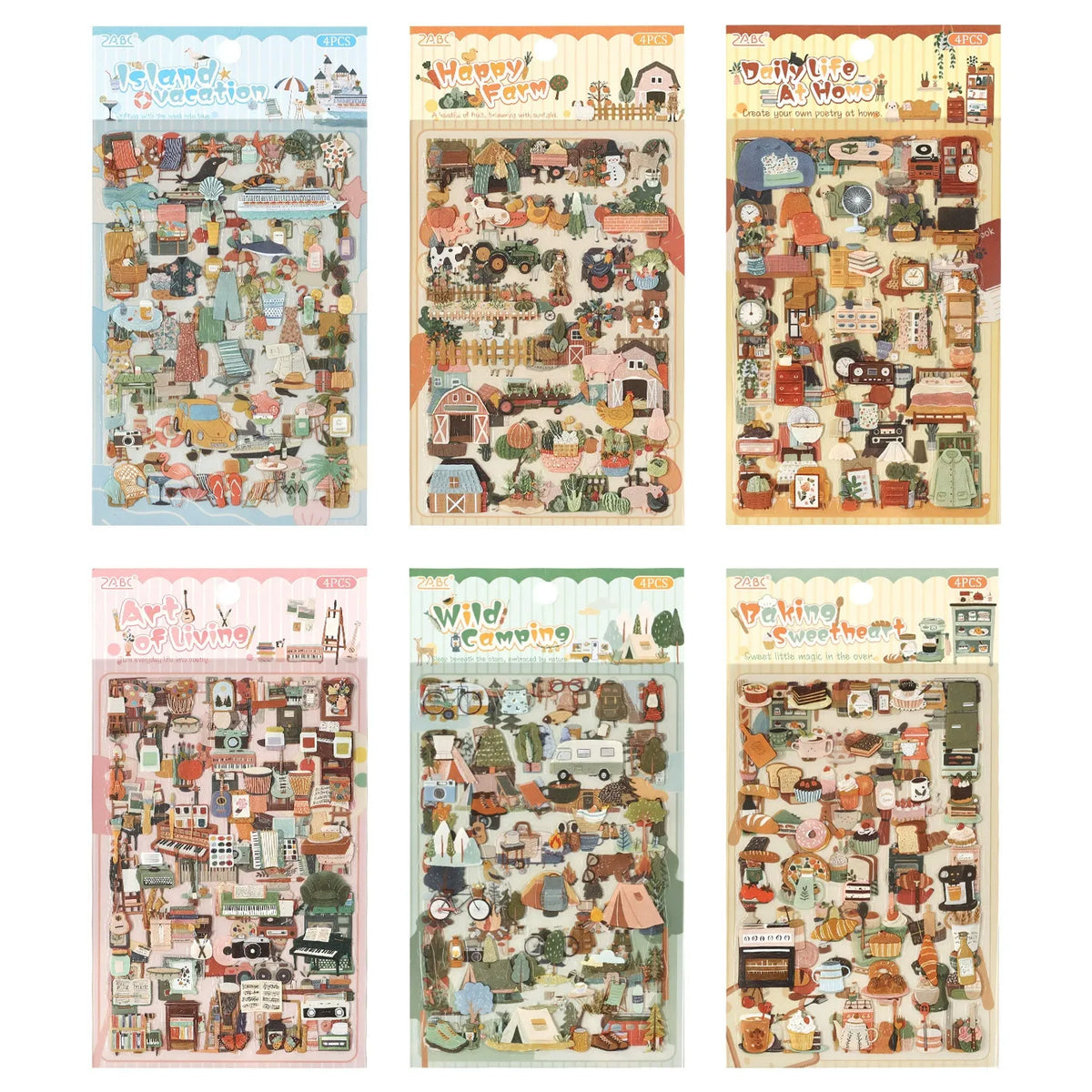 Cozy Days Series Sticker Sheet
