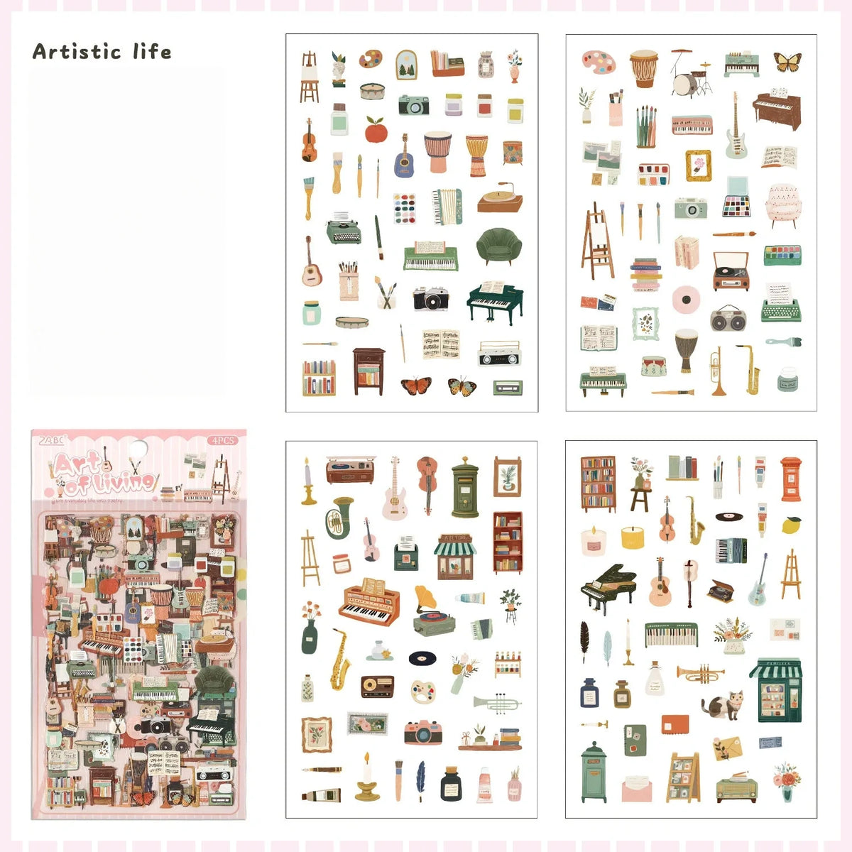 Cozy Days Series Sticker Sheet