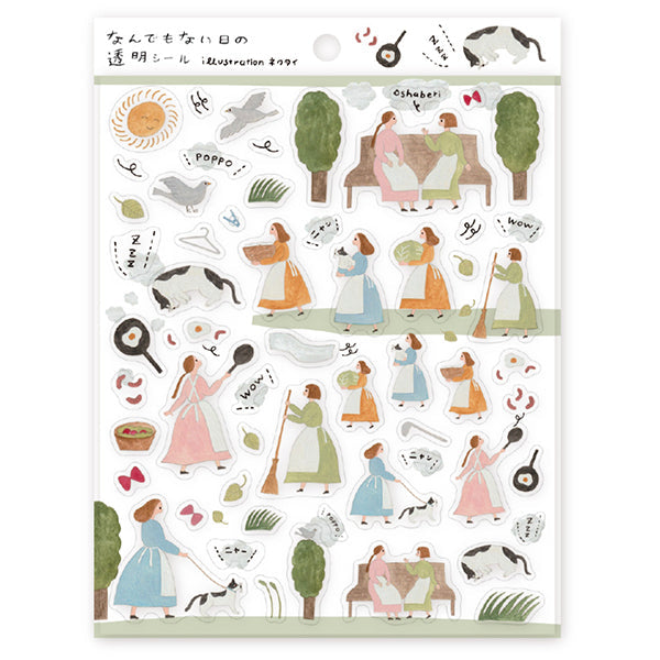 Cozyca × Necktie Artist Transparent Sticker