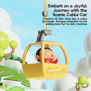 Crayon Shin-chan Cable Car Hanging Car Air Freshener, image 6