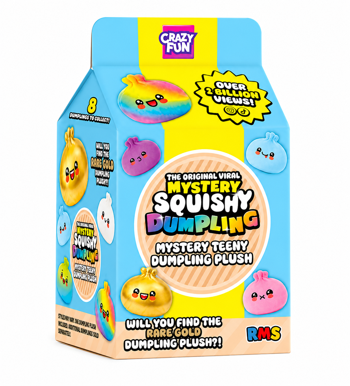 Crazy Fun Mystery Teeny Dumpling Plush Blind Bag