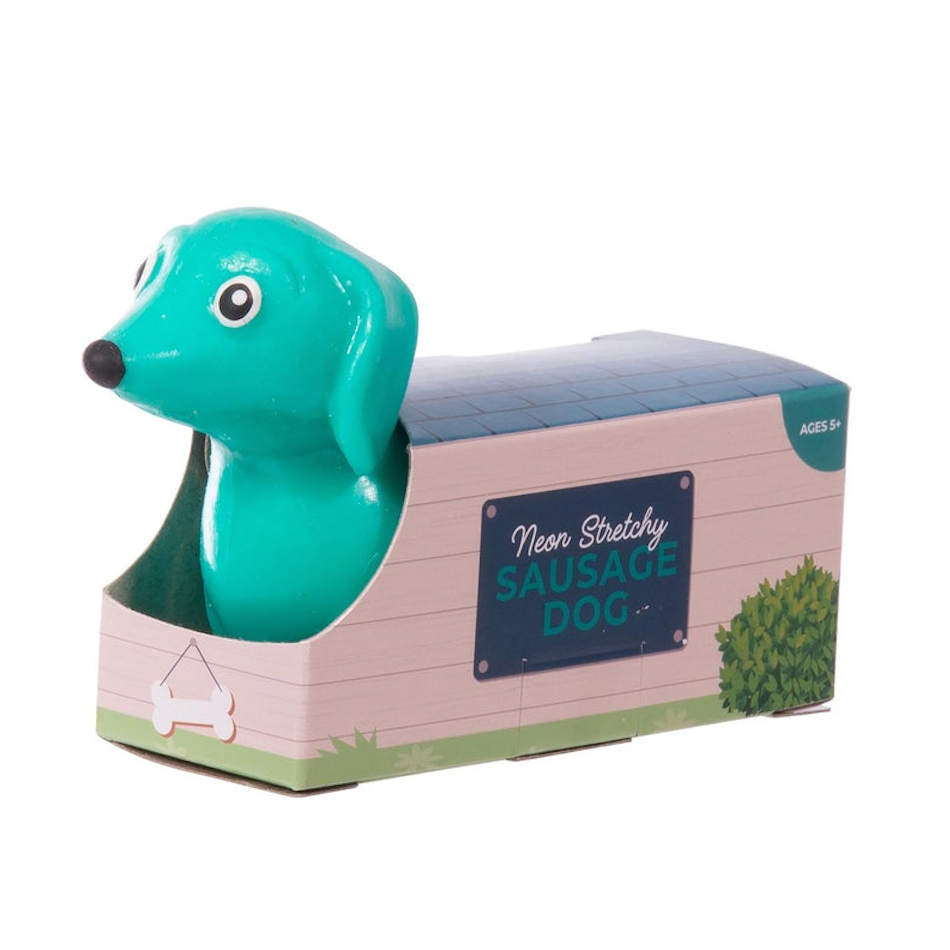 Discovery Zone Stretchy Neon Sausage Dog Neon