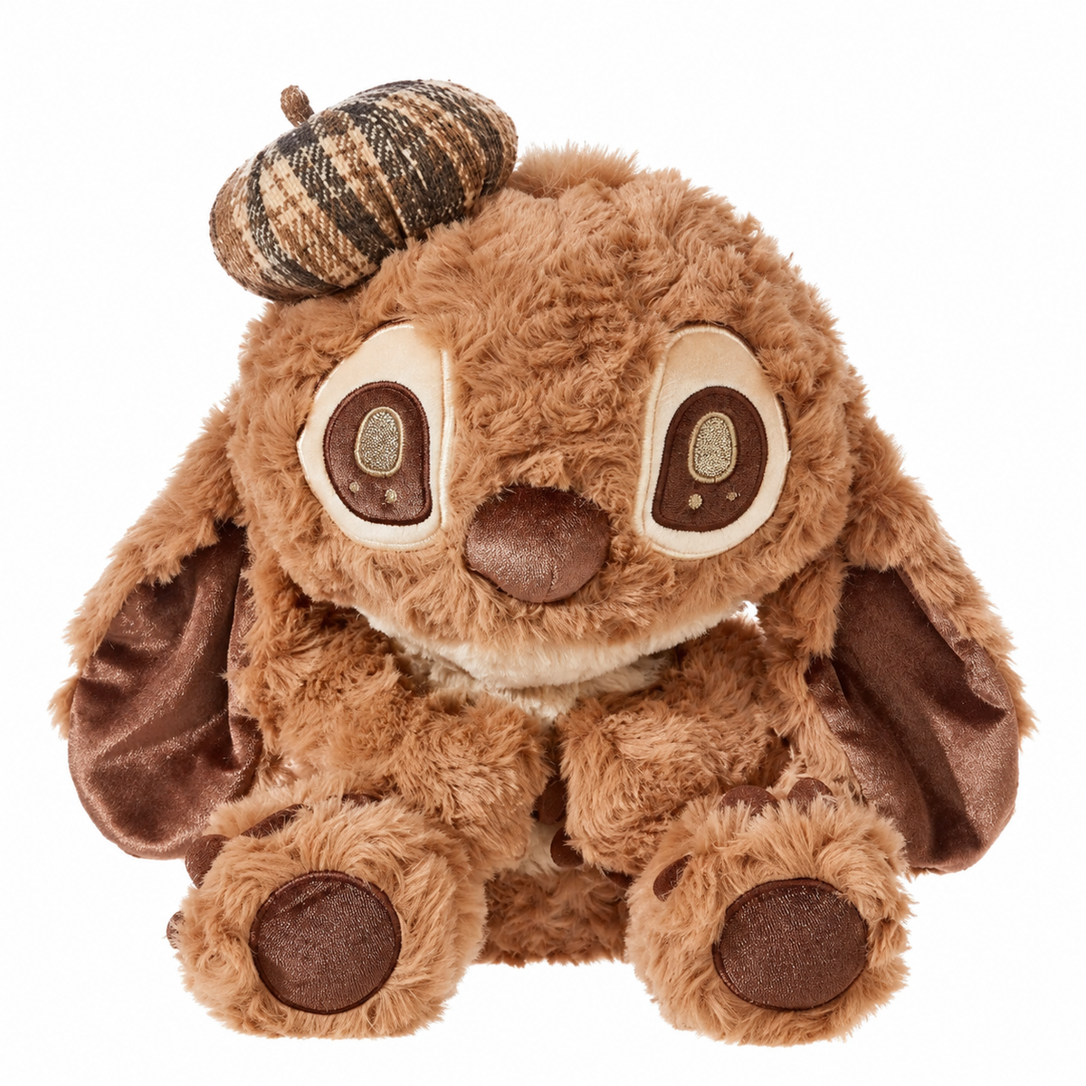Disney Stitch Chocolate Brown Plush