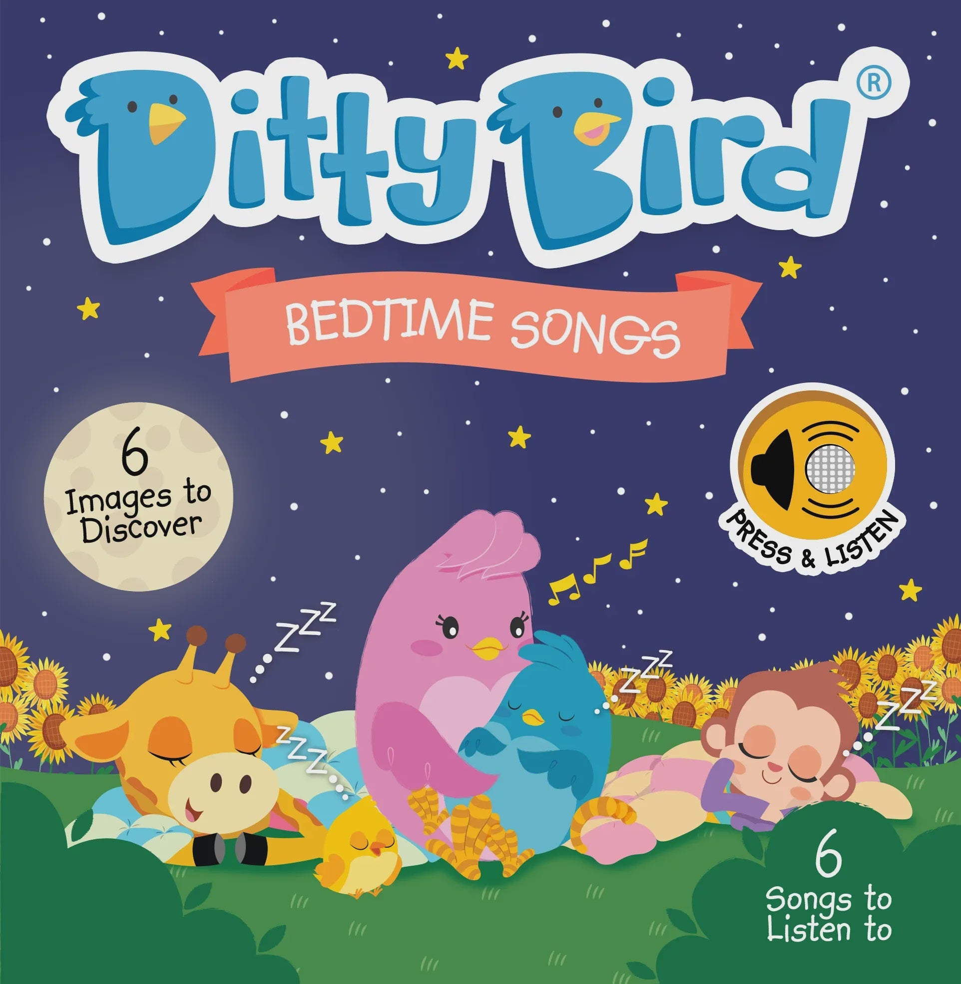 Ditty Bird Bedtime Songs Interactive Sound Book
