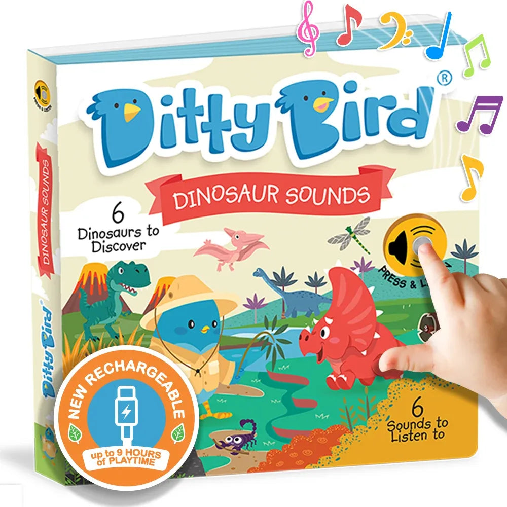 Ditty Bird Dinosaur Sounds Interactive Sound Book