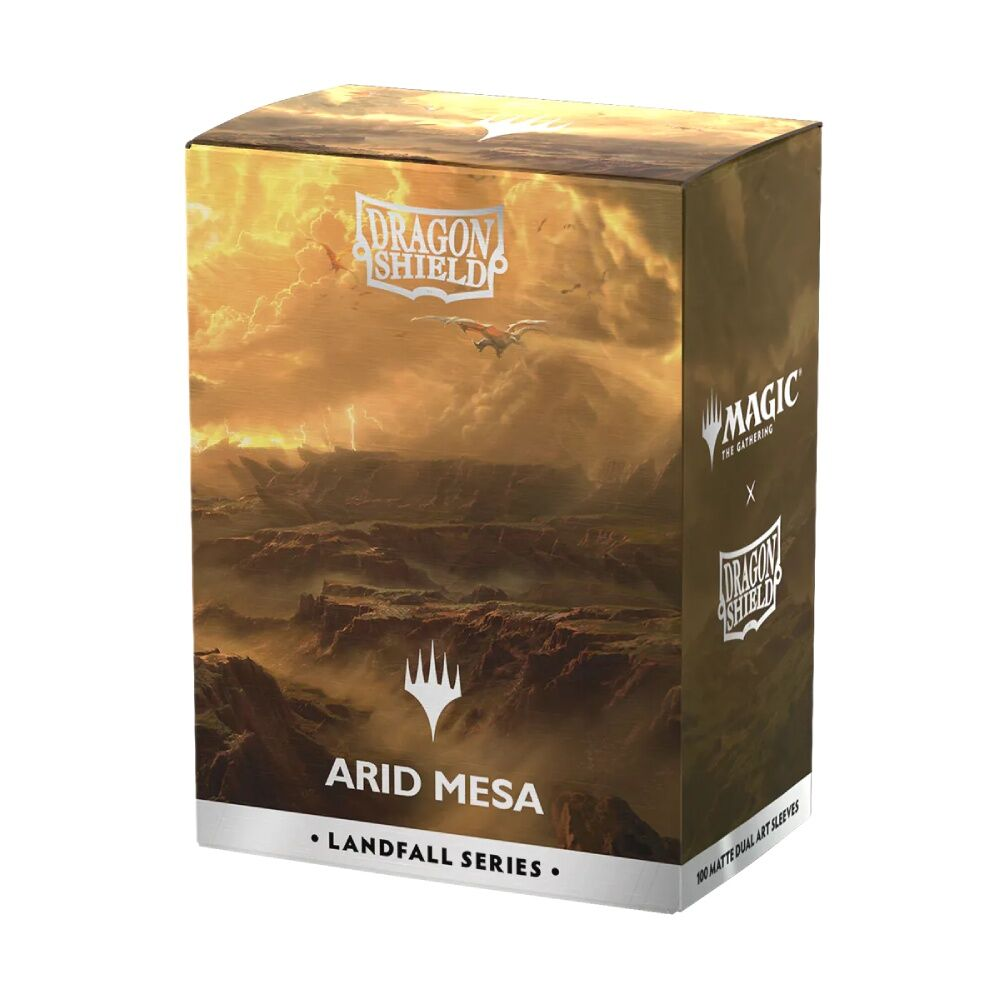 Dragon Shield Matte Dual Art Sleeves – MTG Landfall Series: Arid Mesa