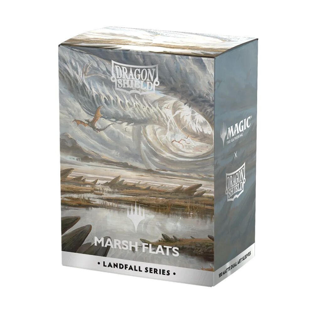 Dragon Shield Matte Dual Art Sleeves – MTG Landfall Series: Marsh Flats